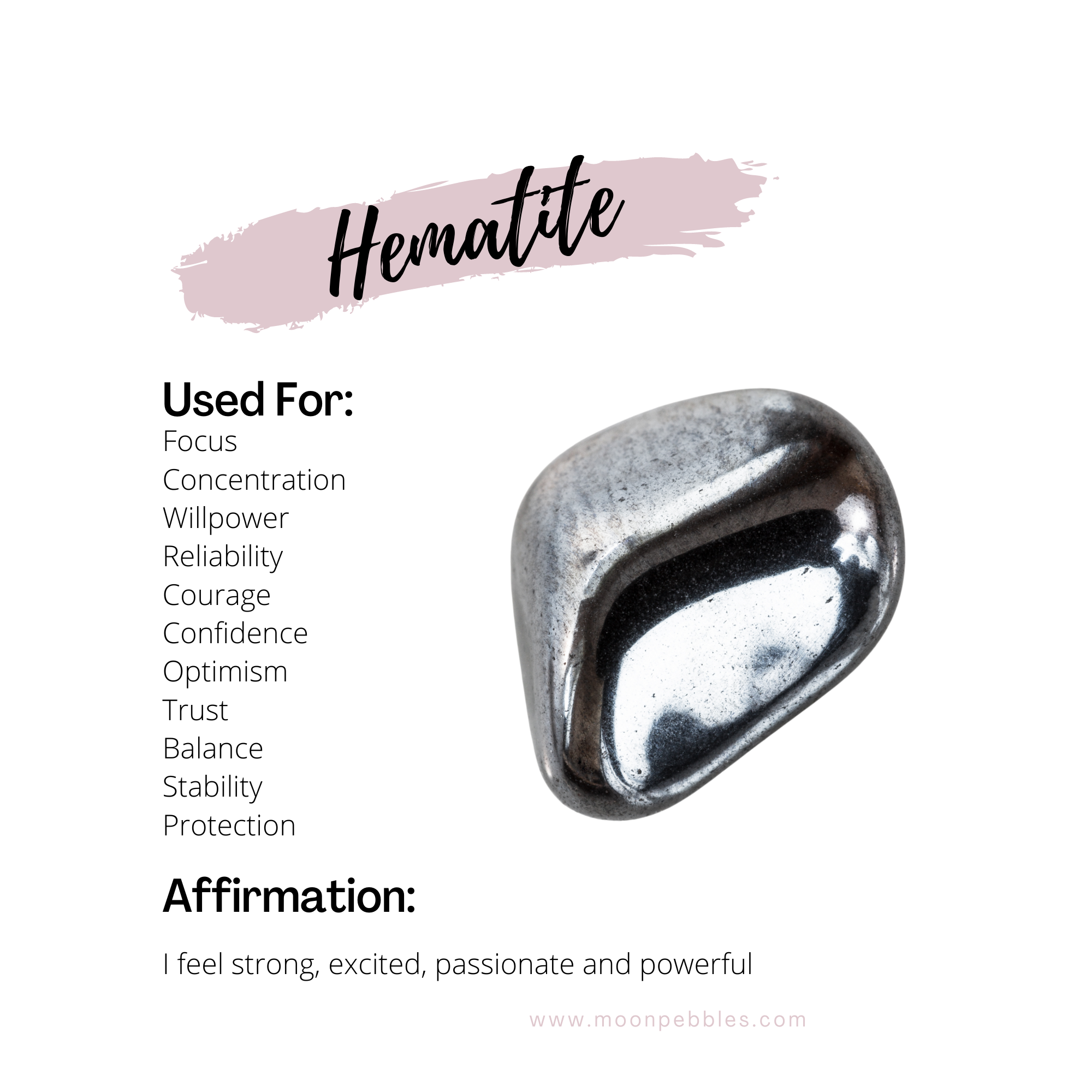 What are the main Hematite benefits and uses? Here are the top ones you should know about.